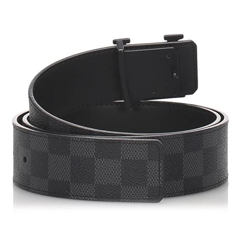 damier graphite louis vuitton belt|louis vuitton damier canvas belt.